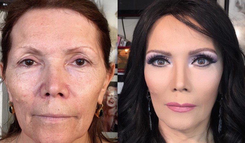 Aserbaidschanischer Stylist macht Frauen um zehn Jahre jünger mit Make up