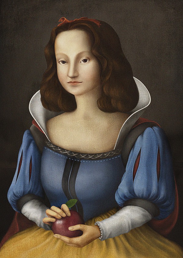 Wie könnten Disney-Prinzessinnen aussehen, seien es Porträts, die in der Renaissance gemalt wurden