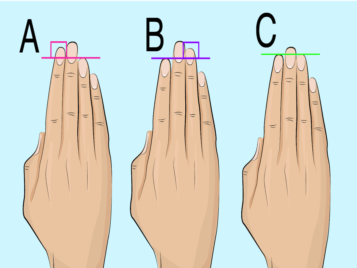 Dein Ringfinger und Zeigefinger verraten, ob du eine anziehende Person bist.