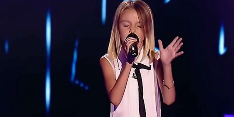 Die Stimme des Mädchens überrascht die Jury – wie ist das für eine 10 Jährige möglich?