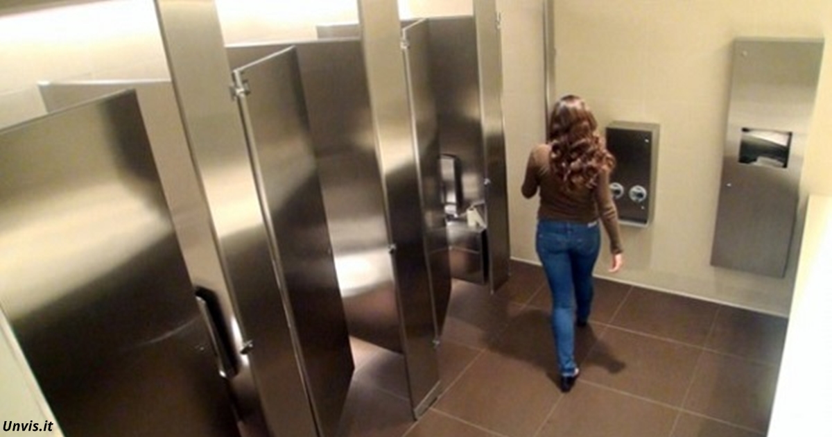 Wenn Sie DAS in einer öffentlichen Toilette sehen - sofort fortgehen!