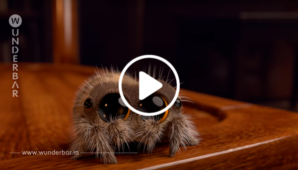 Das ist Lukas – eine Spinne, die deine Spinnenangst im Nu lösen kann!