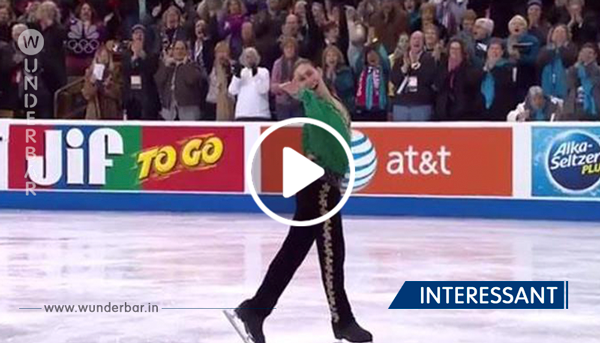 Der olympische Eiskunstläufer führt Riverdance am Eis vor – und bekommt dafür Standing Ovations!