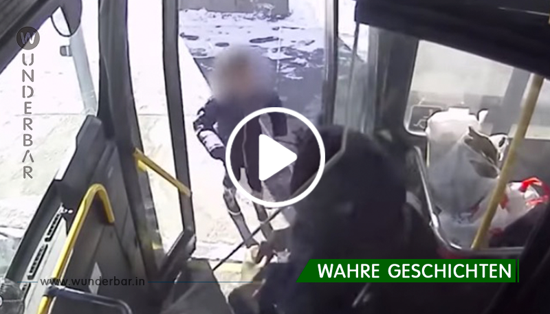 Video: Busfahrerin hilft panischem Kind nach Unfall der Mutter.