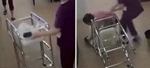 Das schockierende Video, das ein neugeborenes Baby und eine Krankenschwester zeigt, wird nach einem seriösen Vorfall viral