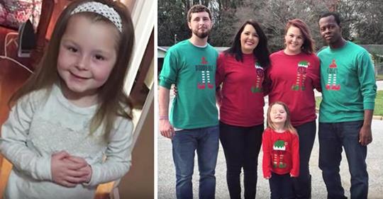 Stiefmutter postet Foto mit kleinem Mädchen und Mutter und Stiefvater und allen fällt ihre Kleidung auf