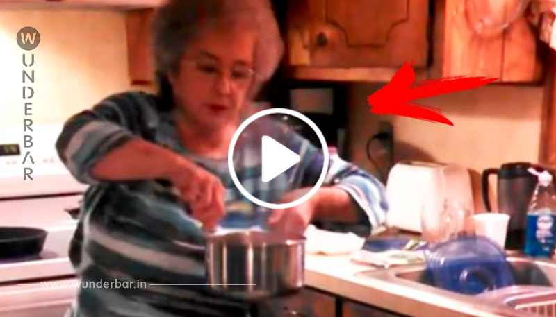 Eine Grossmutter war am Kochen, als ihr Lieblingslied im Radio gespielt wurde. Die Enkelin filmte ihre urkomischen Bewegungen.