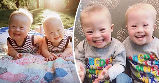 Diese fröhlichen Zwillinge mit Down-Syndrom inspieren Menschen auf der ganzen Welt über das Internet