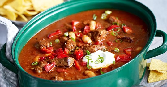 Chili Rindfleisch Topf