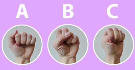 A, B oder C: Was deine Faust über deinen Charakter verrät