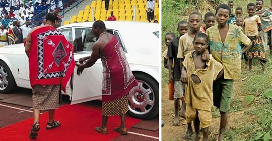 Während sein Volk verhungert: König von Swasiland kauft 19 Rolls Royce und 120 BMWs