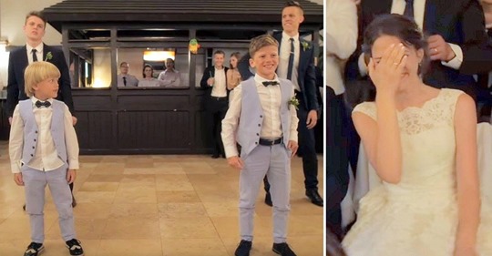 Acht Geschwister führen bei der Hochzeit ihrer Schwester ein fantastisches Tanzmedley auf