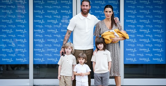 Sergio Ramos wieder Vater: Erstes Bild der ganzen Familie