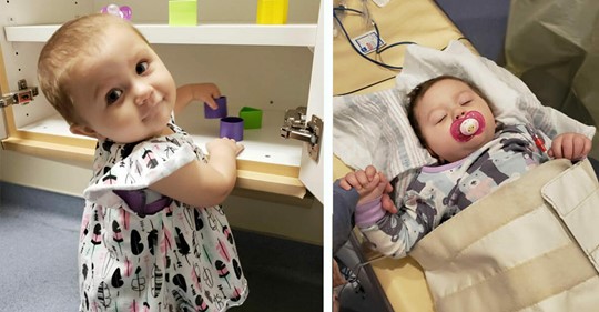 21 Monate altes Mädchen besiegt Krebs im 4. Stadium nach 15 Monaten Chemotherapie