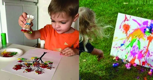,,Kreativ mit den Kindern beschäftigt ein!’’ 11 sehr schöne Ideen zum Zeichnen und Malen mit alltäglichen Gegenständen!