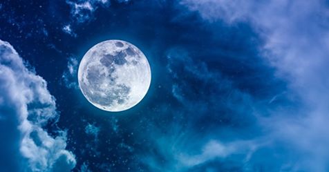 Vollmond im Oktober 2020: Die Überraschung des Blue Moon