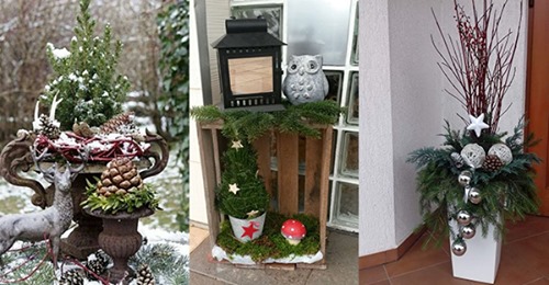 Vergessen wir nicht die Außenseite unseres Hauses an Weihnachten zu schmücken? 14 Schöne Ideen!