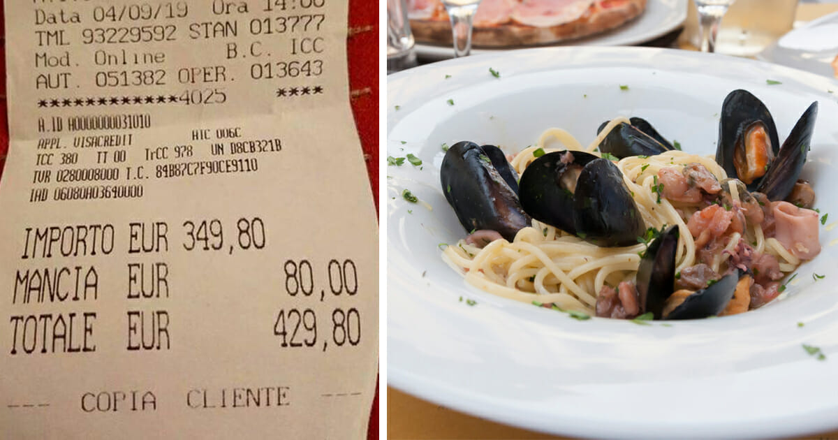 430 Euro für zwei Teller Nudeln – Touristenabzocke in Rom