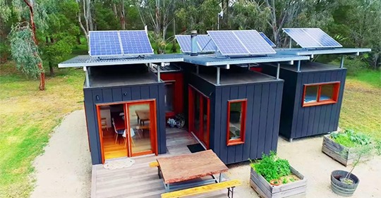 Ein australisches Paar verwandelt drei 7-Meter-Container in ein unglaubliches Zuhause