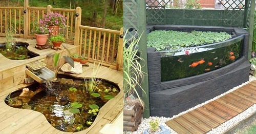 Möchten Sie nicht so einen standardmäßigen Teich im Garten haben …? Schauen Sie sich diese kreativen Teichideen an.