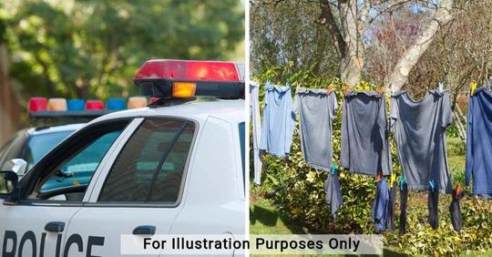 Frau ruft Polizei, um Nachbarin für das Trocknen ihrer Unterwäsche im Garten zu verhaften