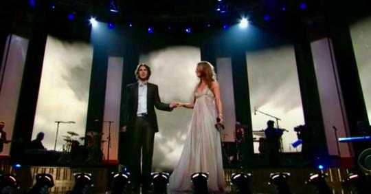 Céline Dion und Josh Groban singen 