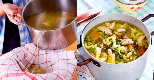 Klassische Hühnersuppe