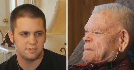 Ein Mann willigt ein, einem 91 Jährigen mit einem platten Reifen zu helfen, erst danach erzählt ihm seine Freundin, dass er im Internet Ruhm erlangt hat