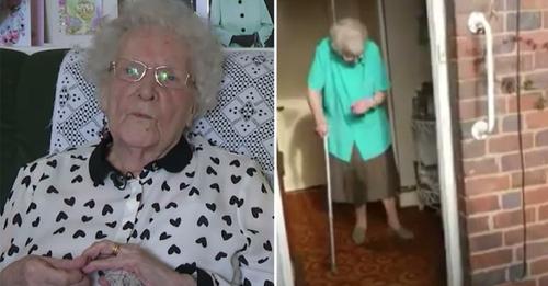 100-Jährige ist an ihrem Geburtstag alleine und muss einsam feiern – bis es an der Tür klopft