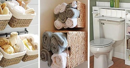 15 clevere Ideen, um den Plats im Badezimmer zu nutzen