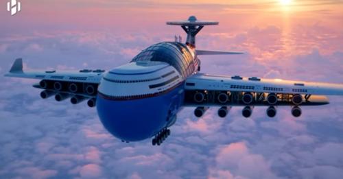 Die Idee für ein atomgetriebenes Luxusflugzeug ist geboren: Es könnte jahrelang in der Luft bleiben