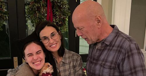 Tochter postet Bild von Bruce Willis und Ex-Frau Demi Moore