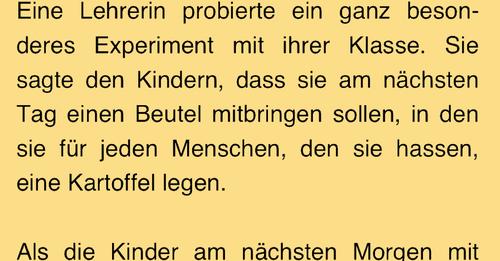 Experiment: Lehrerin beweist Schülern, was Hass bedeutet