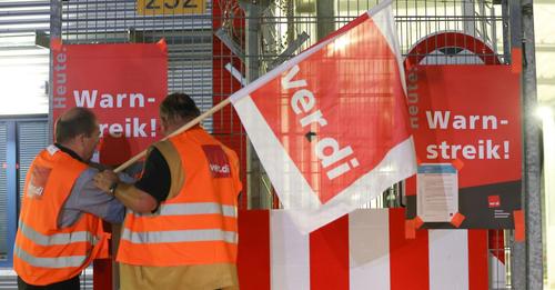 Verdi bestreikt am Freitag sieben Flughäfen