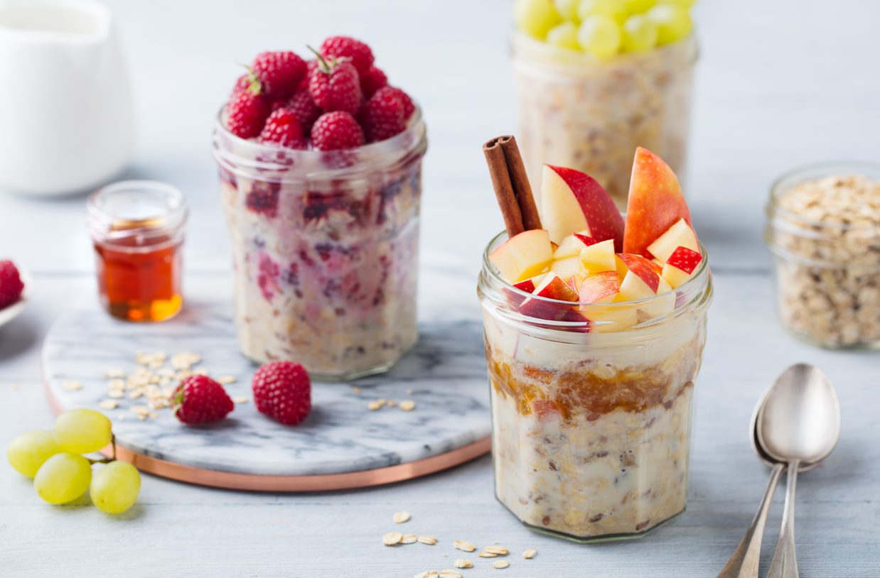 Frühstück ist fertig! Gesund Frühstücken mit Overnight Oats