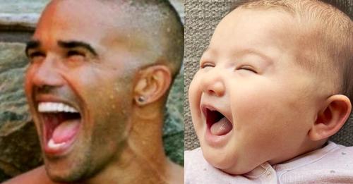 Süß: So ähnlich sehen sich Shemar Moore und Baby Frankie