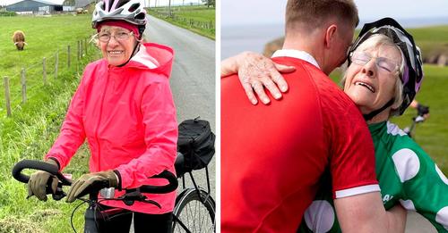 Diese 85 jährige Großmutter ist 1600 km Fahrrad gefahren. Der Grund ist aufwühlend