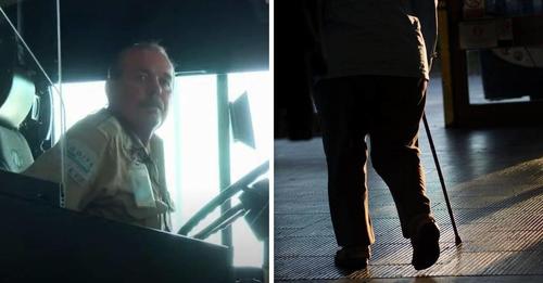 Busfahrer bemerkt, dass ein 92 Jähriger an der Bushaltestelle sitzen blieb   Zum Glück hat er sofort reagiert
