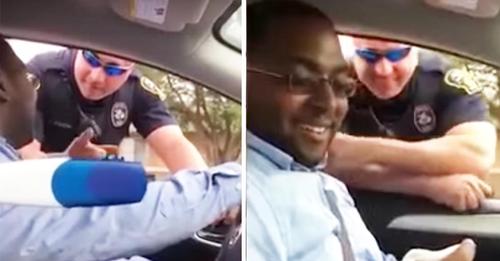 Kinderloser Mann verwirrt, als ein Polizist ihn anhält, weil sein Baby nicht im Autositz sitzt - dann sieht er seine Frau