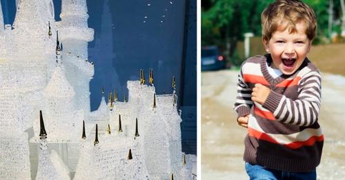 Kinder zerbrechen ein riesiges Schloss aus Glas in einem Museum. Der Schaden? 42 000 Euro
